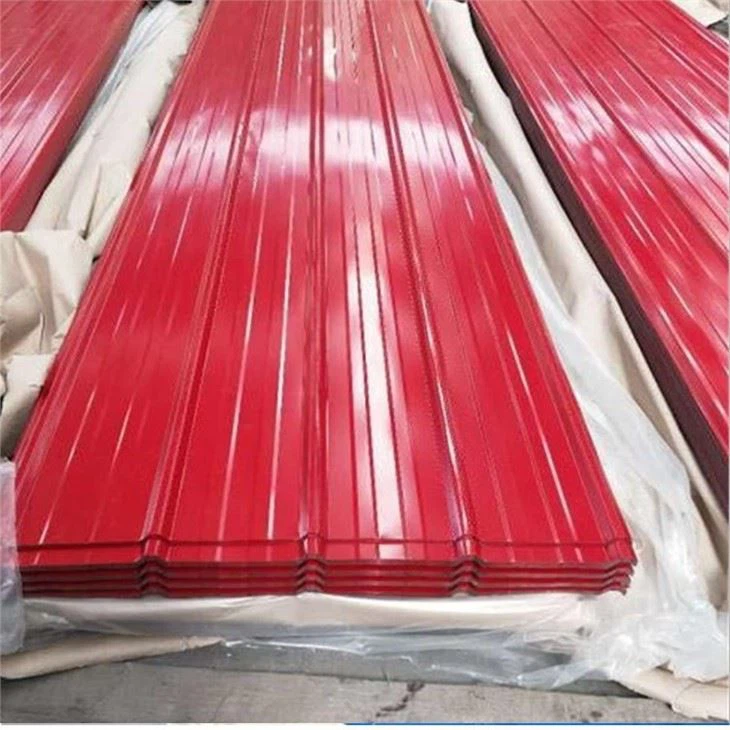 Colour Coated Corrugated Steel Roofing Sheet Metal